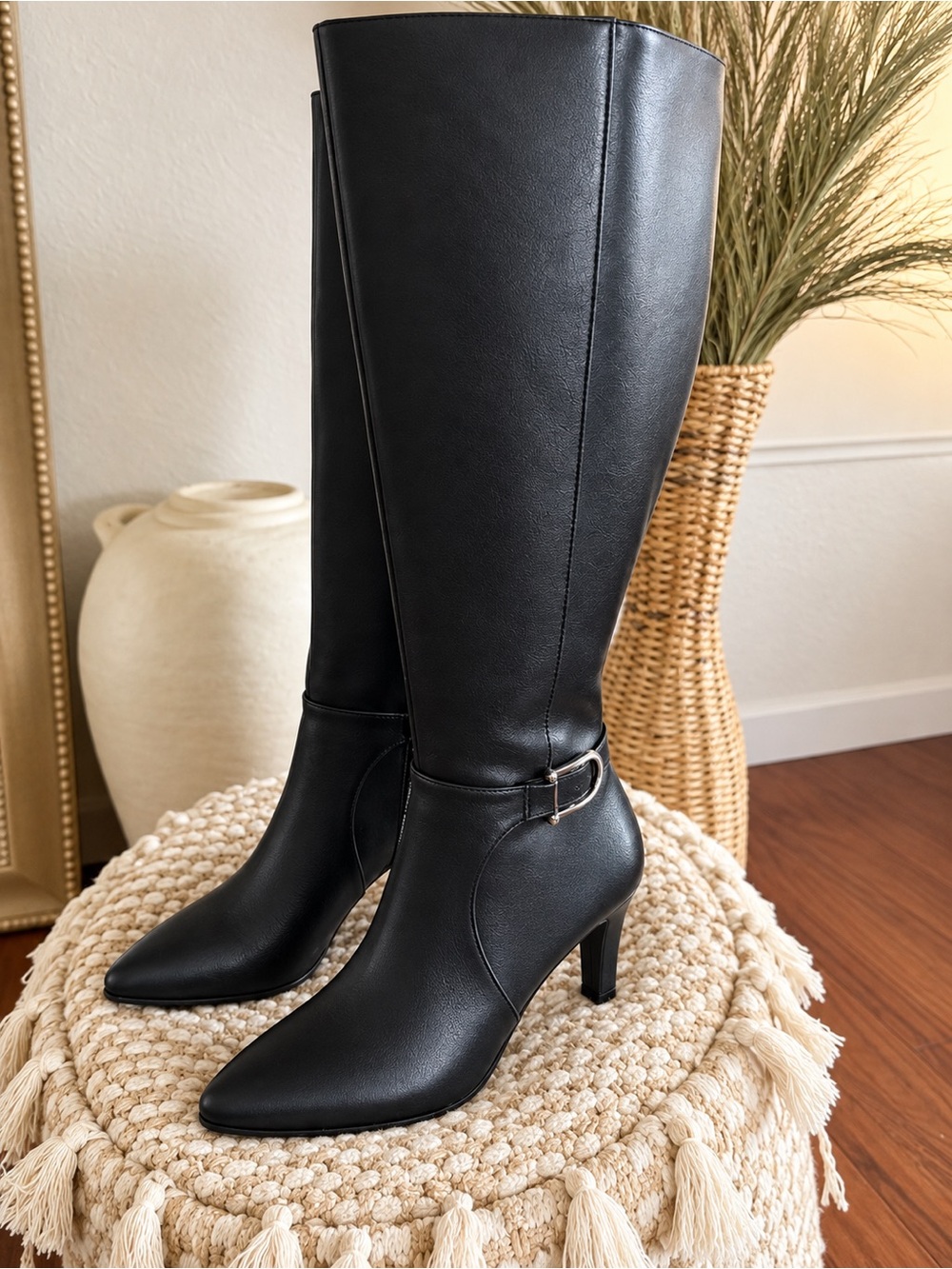 Life Stride black riding boots